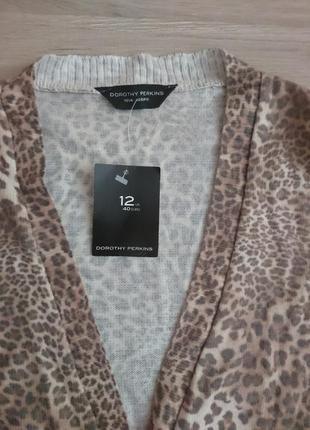 Стильный свитер dorothy perkins в леопардовый принт3 фото