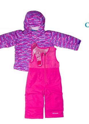 Columbia buga set 2t, 3t детский зимний комбинезон штаны куртка omni-heat с системой роста.