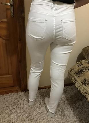 Білі джинси cropp6 фото
