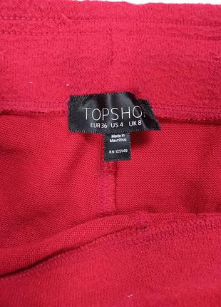 Червоні жіночі штани topshop5 фото