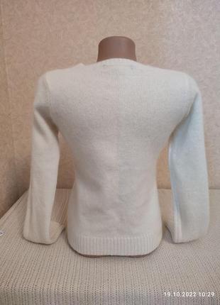 Шикарний пуловер від zara, шерсть+ангора5 фото