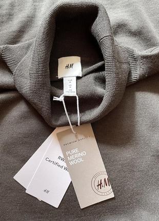 Новая шерстяная меринос водолазка гольф h&m.6 фото