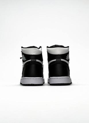 Женские кроссовки nike air jordan high black&white #найк8 фото