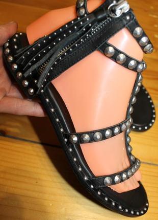38 разм. эксклюзивные сандалии ash power. кожа. длина по внутренней стельке - 24 см., ширина подошвы