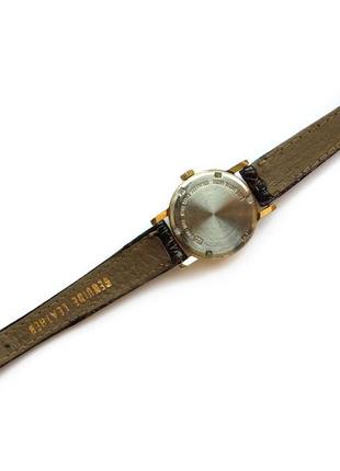Lorus y481-0400 классические часы от seiko с кожаным ремешком4 фото