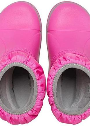 Детские сапоги crocs winter puff boot, 100% оригинал5 фото