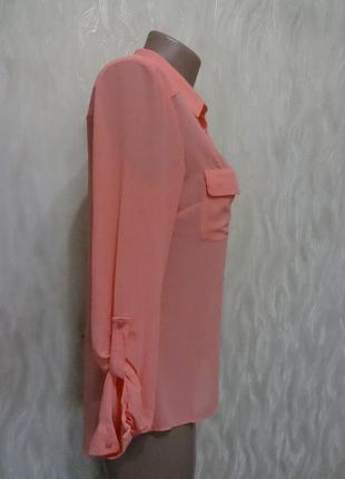 Нежная блуза персикового цвета new look, р.463 фото