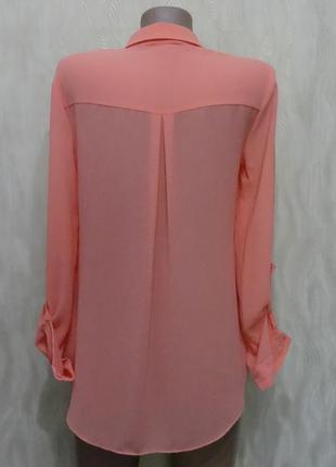 Нежная блуза персикового цвета new look, р.464 фото