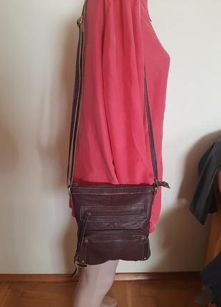 Сумка шкіряна через плече lloyd baker