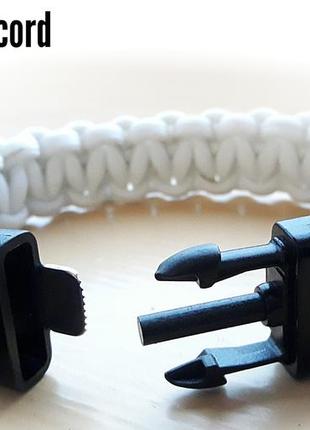 Браслет 5в1 плетения кобра светящаяся из паракорда кресало огниво свисток компас паракорд + брелок в подарок