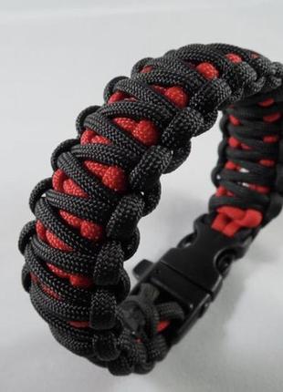 Браслет із паракорду з плетінням “king cobra”
