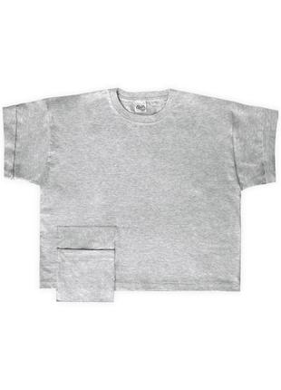 Женская укороченная футболка с карманом из 100%ного хлопка1 фото