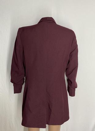 Молодёжный фирменный удлиненный пиджак 12 размера2 фото