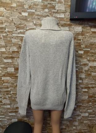 Теплый свитер,светр,джемпер,полувер,туника, оверсайз,бренд6 фото