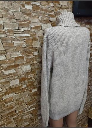 Теплый свитер,светр,джемпер,полувер,туника, оверсайз,бренд7 фото