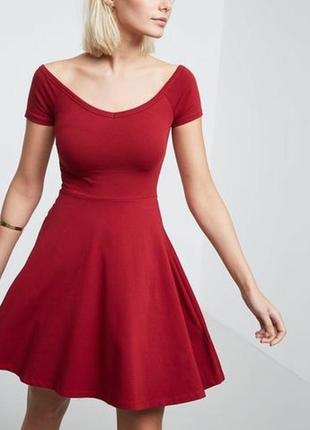 Коротка червона сукня / красное короткое платье1 фото
