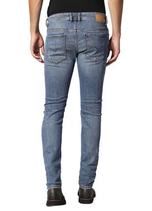 Вузькі джинси diesel sleenker 084kj slim-skinny fit stretch jeans2 фото