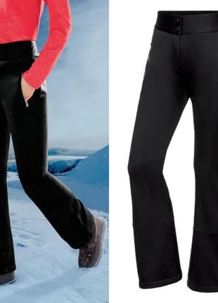 Женские теплые штаны crivit softshell s m lлыжные треккинковые брюки