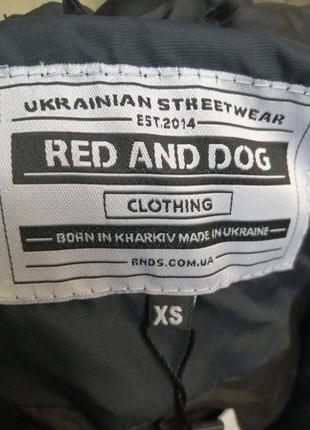 Red and dog парку куртка зимова утеплена3 фото