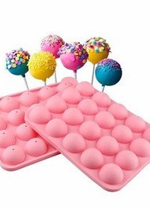Силіконова форма для cake pops, 23 х 19 см