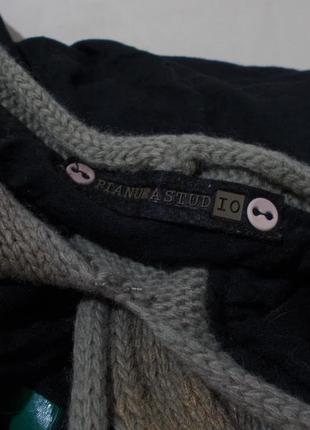 Пуловер дизайнерский тонкий трикотаж вискоза-шелк-шерсть 'pianurastudio' италия 46р5 фото