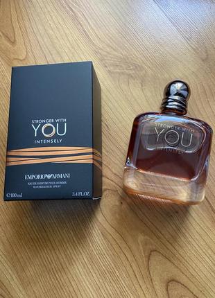 Armani stronger with you intensely 100 ml.