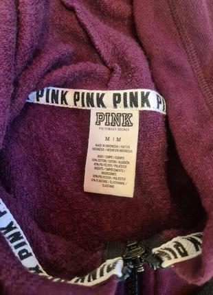 Кофта зіп худі pink victoria's secret6 фото