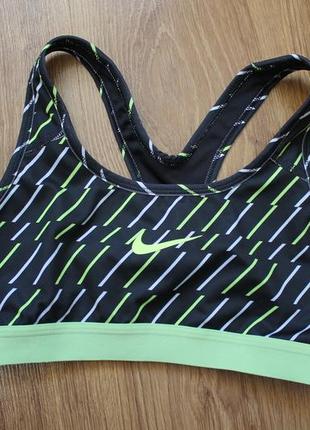 Спортивный топ бра nike dri-fit