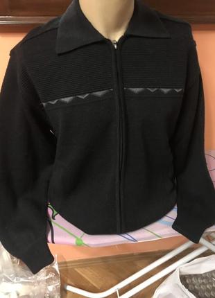 Мужской пуловер джемпер свитер на молнии sabri ozel турция м1 фото