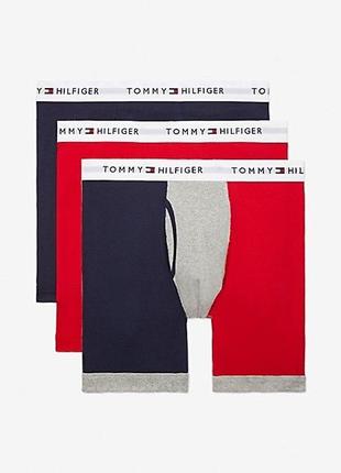 Набір чоловічих боксерів tommy hilfiger, 3шт😍 набор трусы боксеры плавки труси плавки боксери1 фото