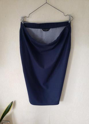 Новая базовая стречевая миди юбка на комфортной талии  dorothy perkins