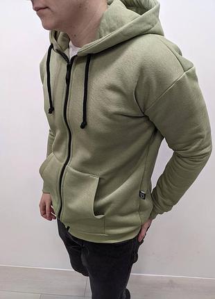 Худі на флісі з замком