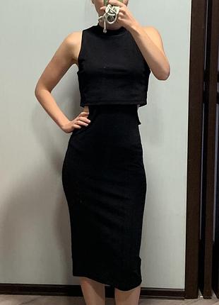 Чорне плаття topshop