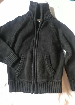 Теплая кофта на замке франция