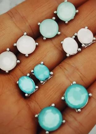 Сережки 5 пар набір