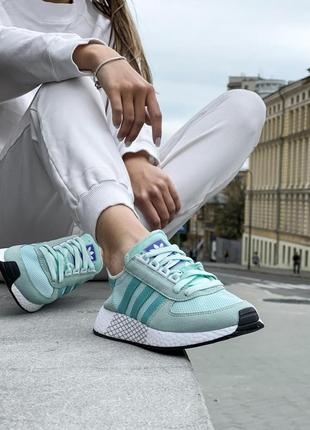 Жіночі кросівки adidas marathon tech mint / smb2 фото