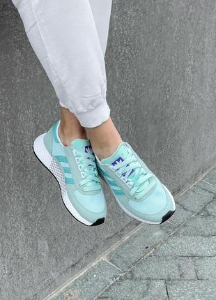 Жіночі кросівки adidas marathon tech mint / smb8 фото