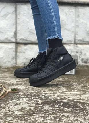 Жіночі кросівки rick owens × adidas mastodon pro ii black / smb