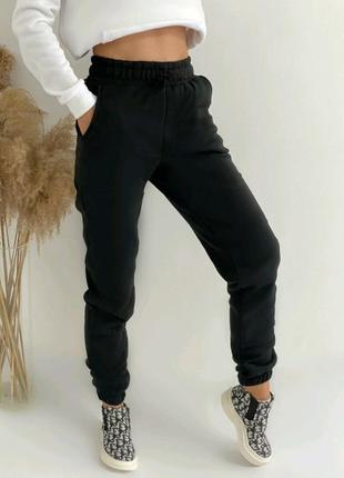 Фліс!хіт сезону! жіночі спортивні джоггери, трєхнитка на флісі. р. 44-52