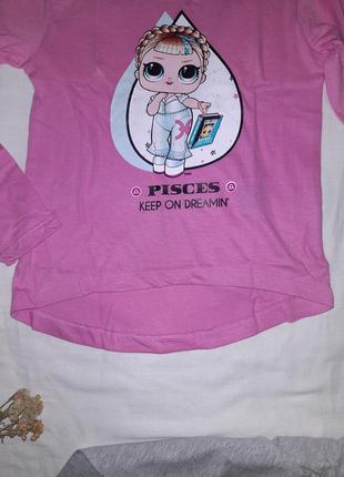 Пижамка со штанами lol surprise розовая4 фото