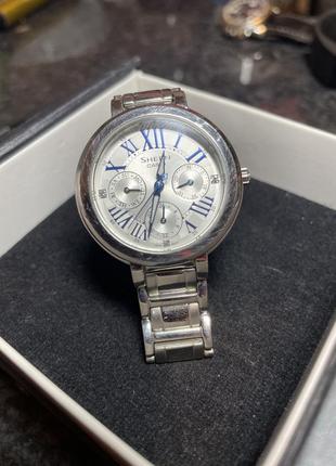 Годинник casio sheen 3034 з кристалами swarovski2 фото