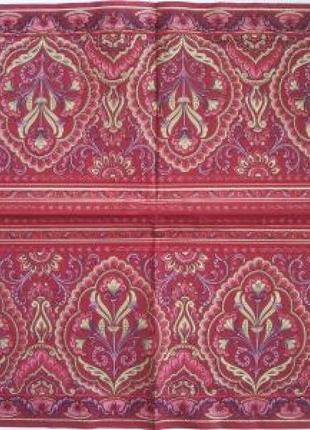 Салфетка-полотенце узор samara красный (447)