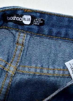 Boohoo blue  стильні джинси мом8 фото