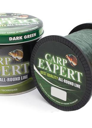 Леска carp expert dark green 0.35 мм. 1200 м.2 фото