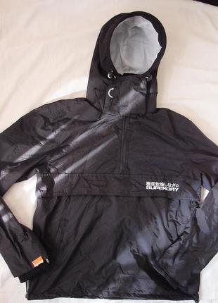 Куртка-дощовик спереду карман superdry pop zip wind cagoule m1 фото