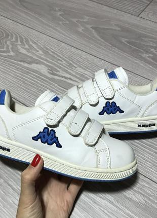Кросівки kappa на липучках білі оригінал кросівки з липучками