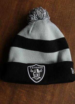 Шапка new era nfl las vegas raiders bobble hat1 фото