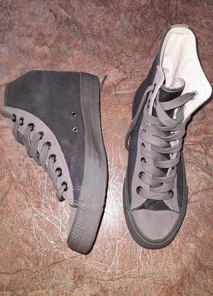 Высокие замшевые кеды  shoreline