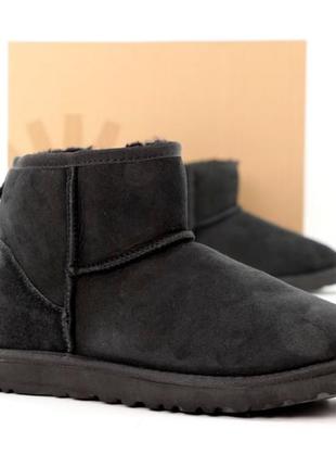Уггі жіночі коричневі, ugg mini brown, женские угги коричневые