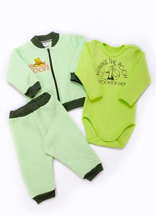 Комплект 3 - ка на малышей💛 комплект на малышей боди + штаны + кофта💙